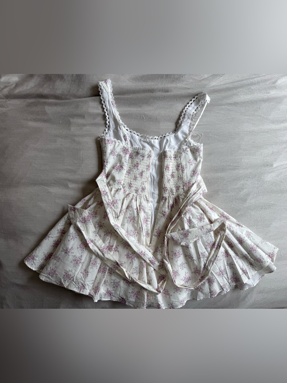 Windsor Floral Cottagecore Mini Dress - Picture 2 of 6